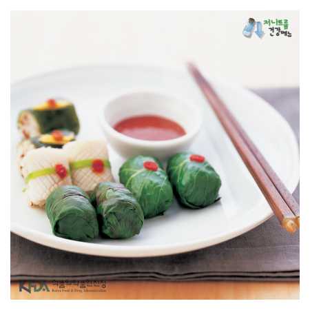 완성된 “쌈밥”