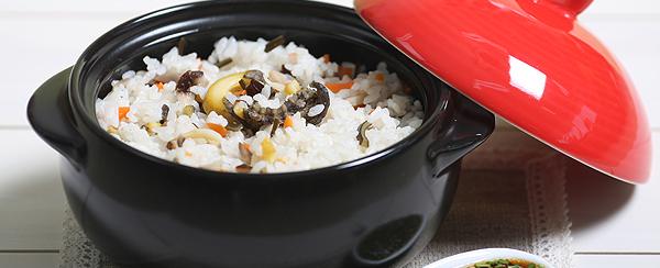 전복영양밥과 부추양념장