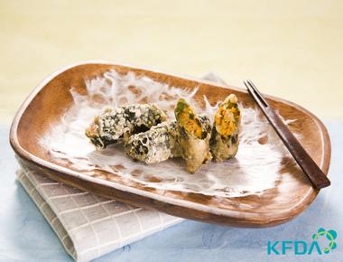 깻잎단호박튀김