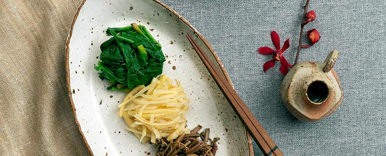삼색나물, 토마토양념장