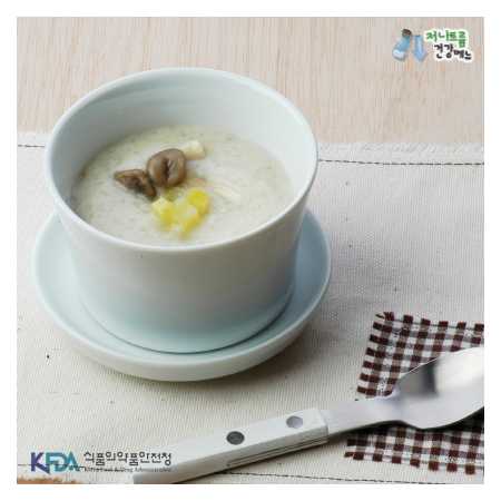 완성된 “고구마 타락죽”