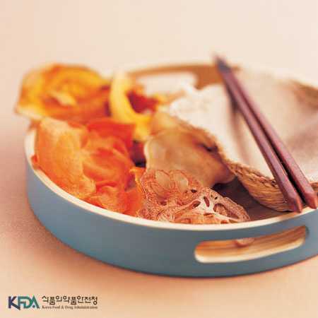 완성된 “야채칩”